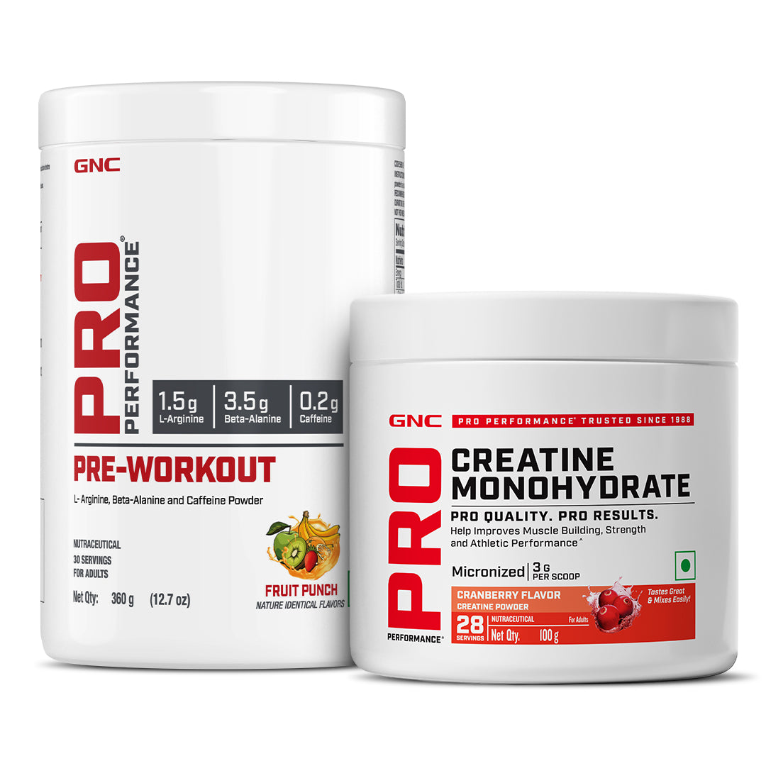 GNC Pro Performance Pre-Workout with Creatine Monohydrate - Improves Energy, Endurance & Focus for Intense Workouts | Informed Choice Certified