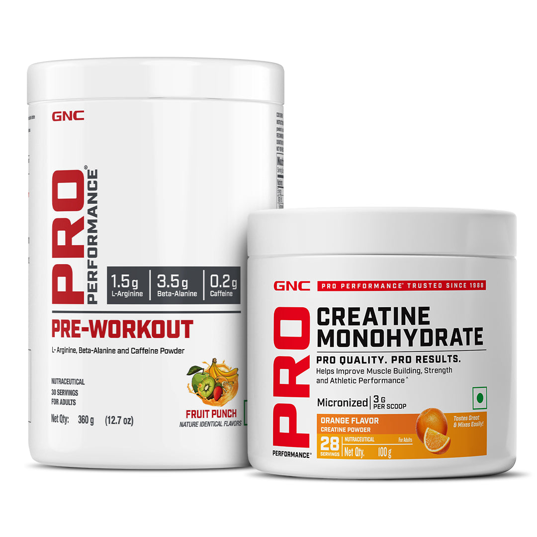 GNC Pro Performance Pre-Workout with Creatine Monohydrate - Improves Energy, Endurance & Focus for Intense Workouts | Informed Choice Certified