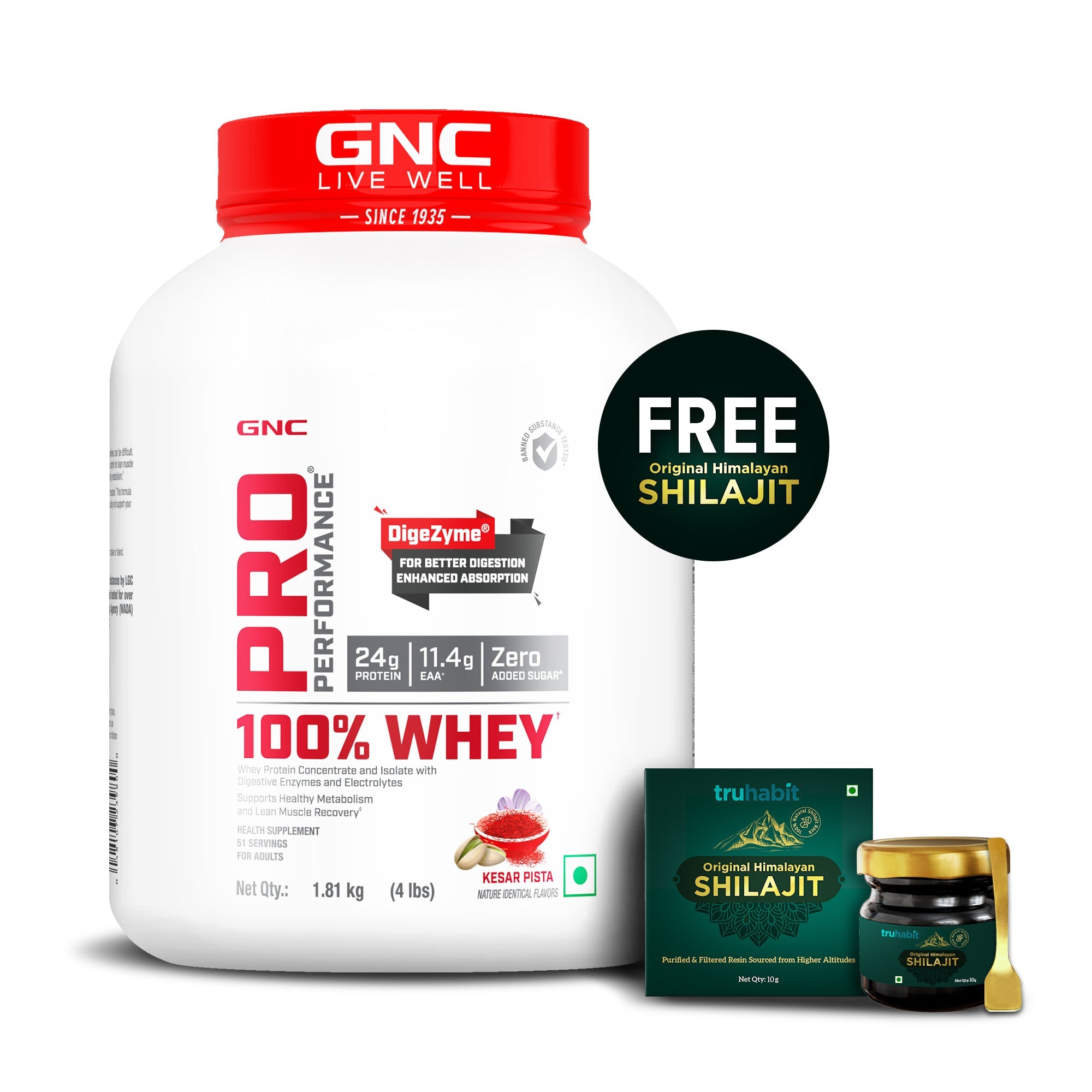 100% Whey Protein - 1 lbs - Faster Recovery & Lean Muscle Gains | Informed Choice Certified