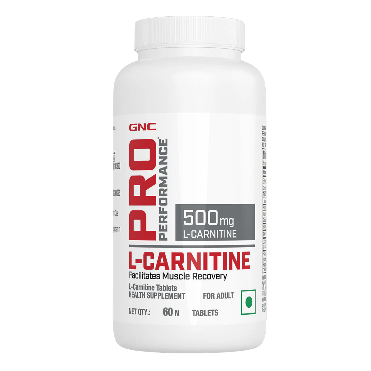 GNC Pro Performance Creatine Monohydrate with L-Carnitine Tablets 500mg - Supports Intense Workout | Burns Fat for Instant Energy & Extreme Performance