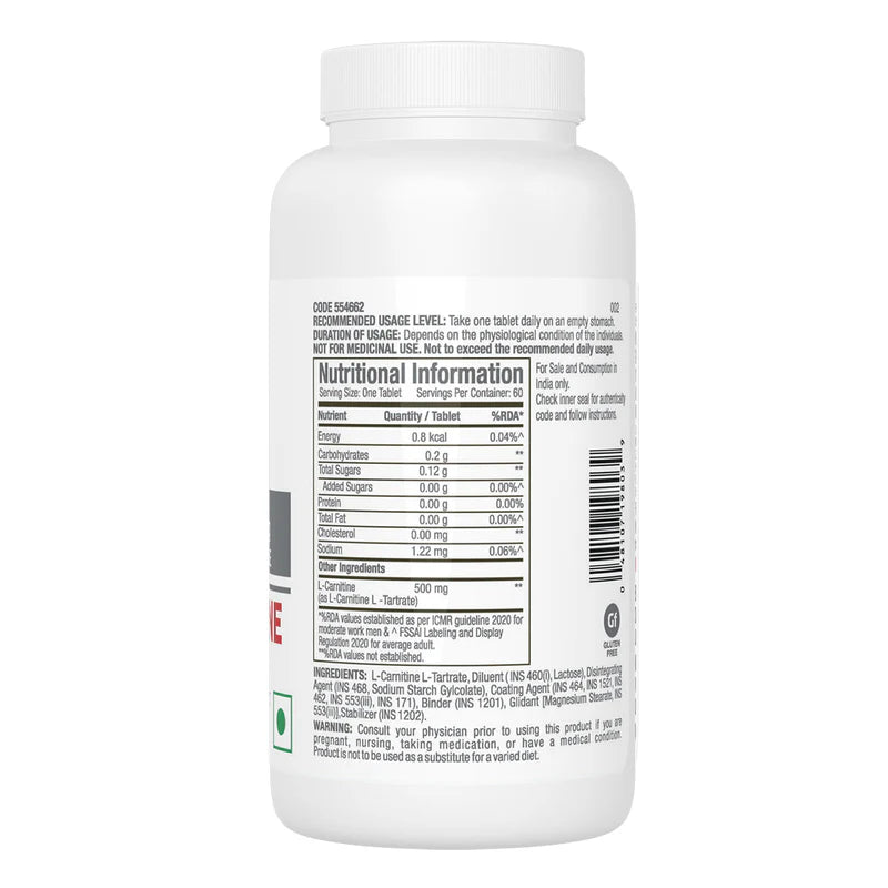 GNC Pro Performance Creatine Monohydrate with L-Carnitine Tablets 500mg - Supports Intense Workout | Burns Fat for Instant Energy & Extreme Performance