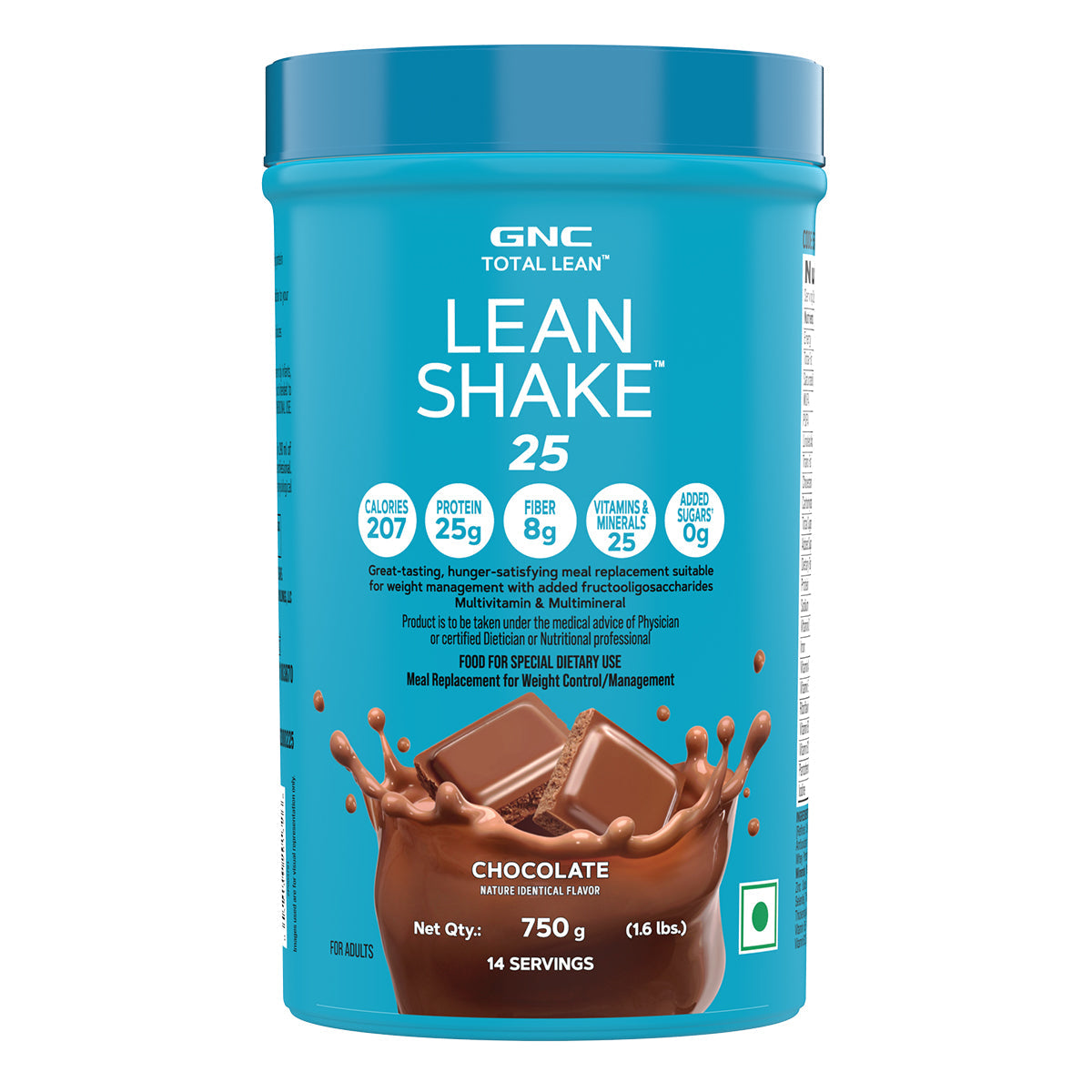 GNC Total Lean® Lean Shake™ 25 - Healthy Weight-Loss Meal Replacer with Balanced Nutrition