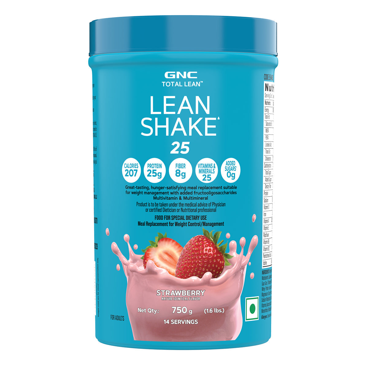 GNC Total Lean® Lean Shake™ 25 - Healthy Weight-Loss Meal Replacer with Balanced Nutrition