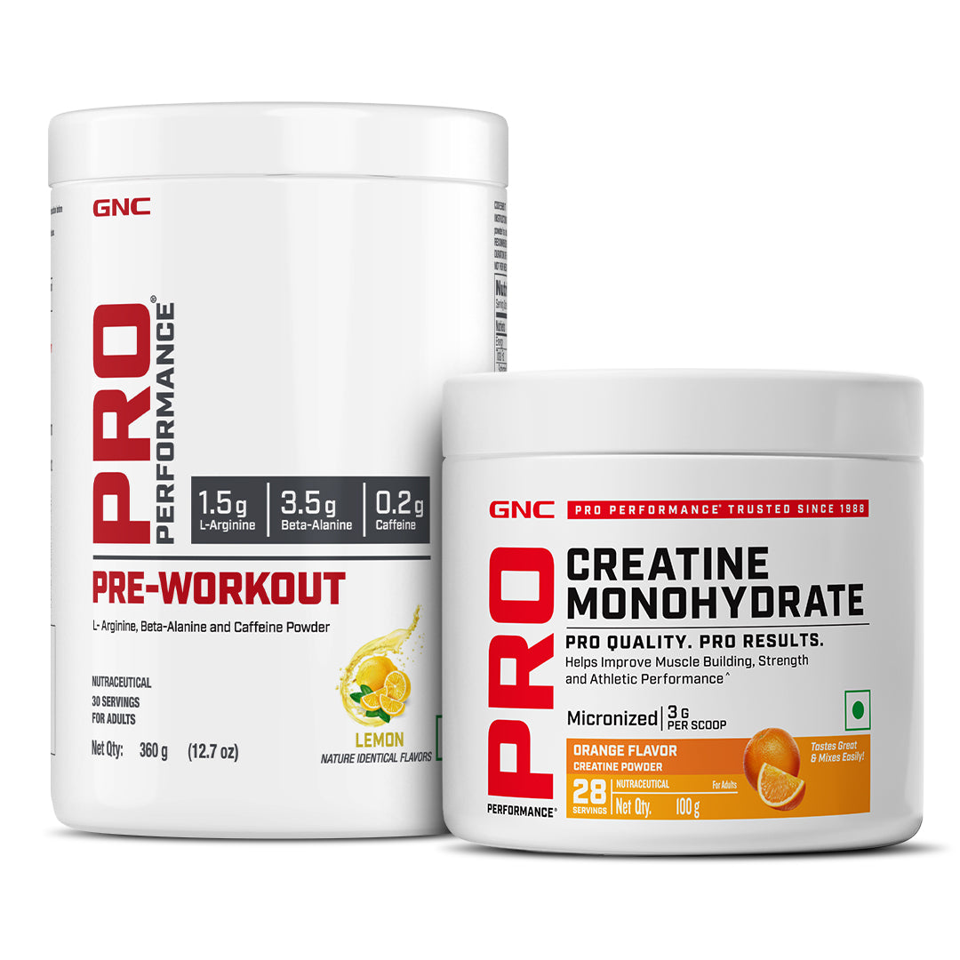 GNC Pro Performance Pre-Workout with Creatine Monohydrate - Improves Energy, Endurance & Focus for Intense Workouts | Informed Choice Certified