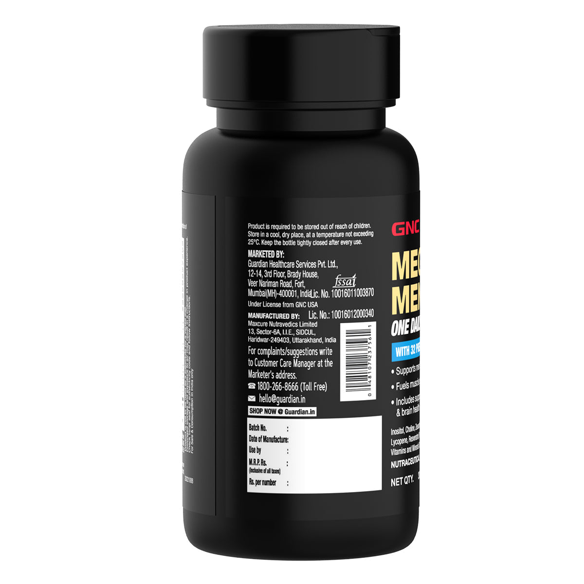 GNC Mega Men One Daily Multivitamin -  Improves Energy, Immunity & Overall Health