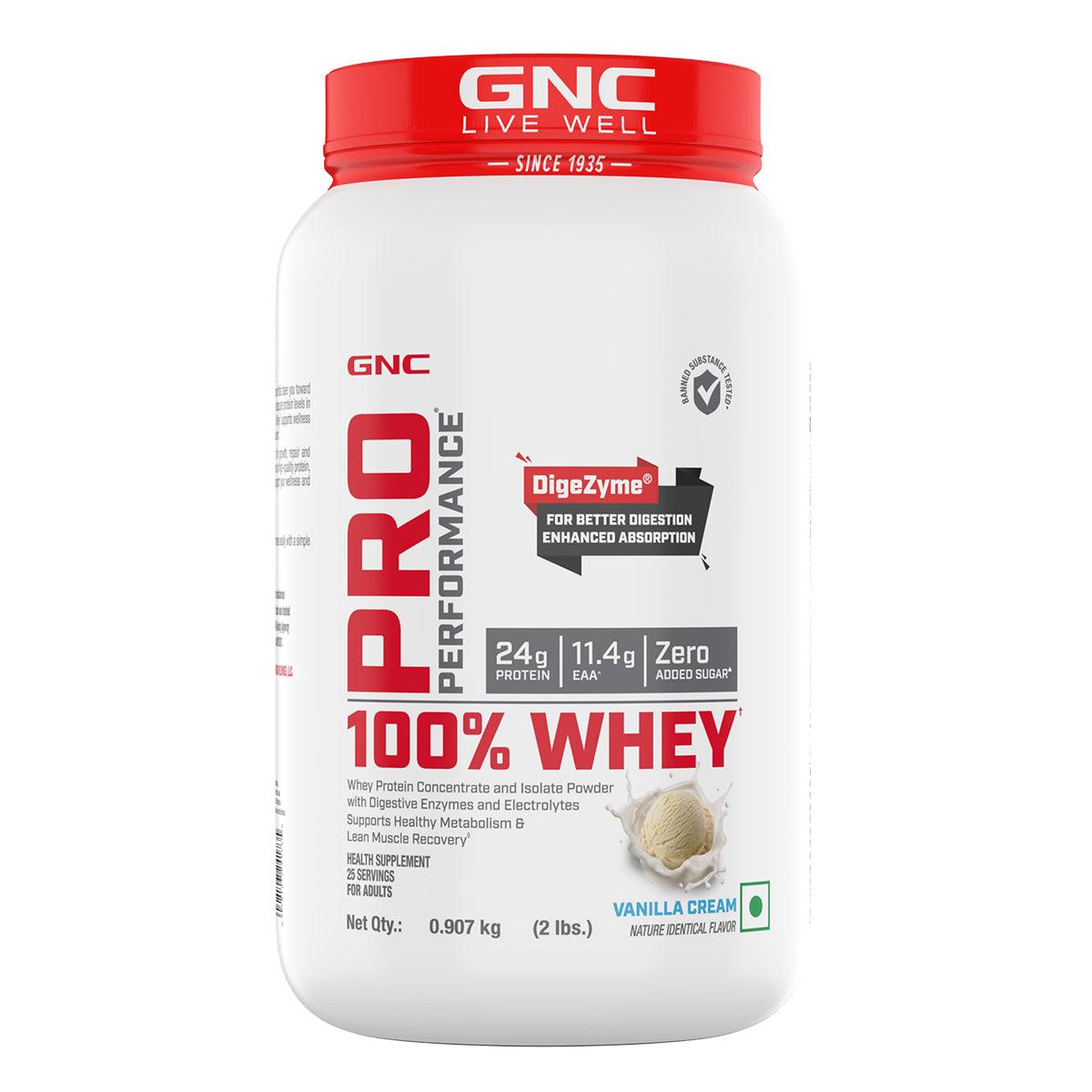 100% Whey Protein - 1 lbs - Faster Recovery & Lean Muscle Gains | Informed Choice Certified