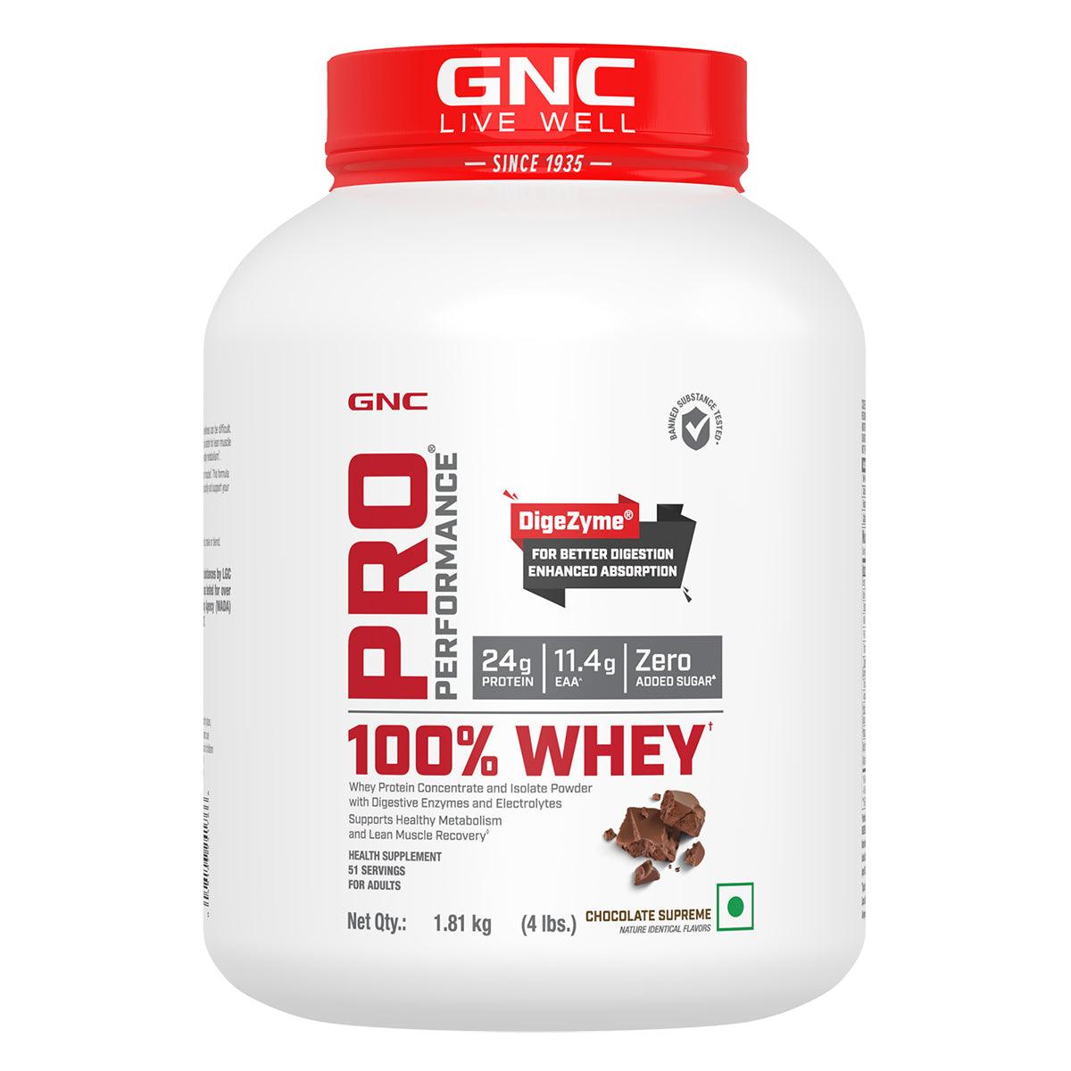 100% Whey Protein - 1 lbs - Faster Recovery & Lean Muscle Gains | Informed Choice Certified