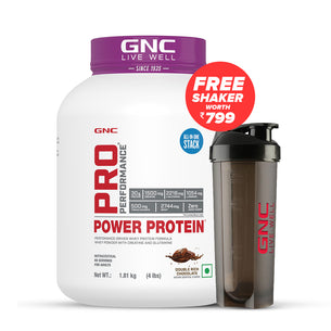 GNC Pro Performance Power Protein - With Free Shaker - 6-in-1 Stack for Increased Strength, Recovery & Muscle Mass | Informed Choice Certified