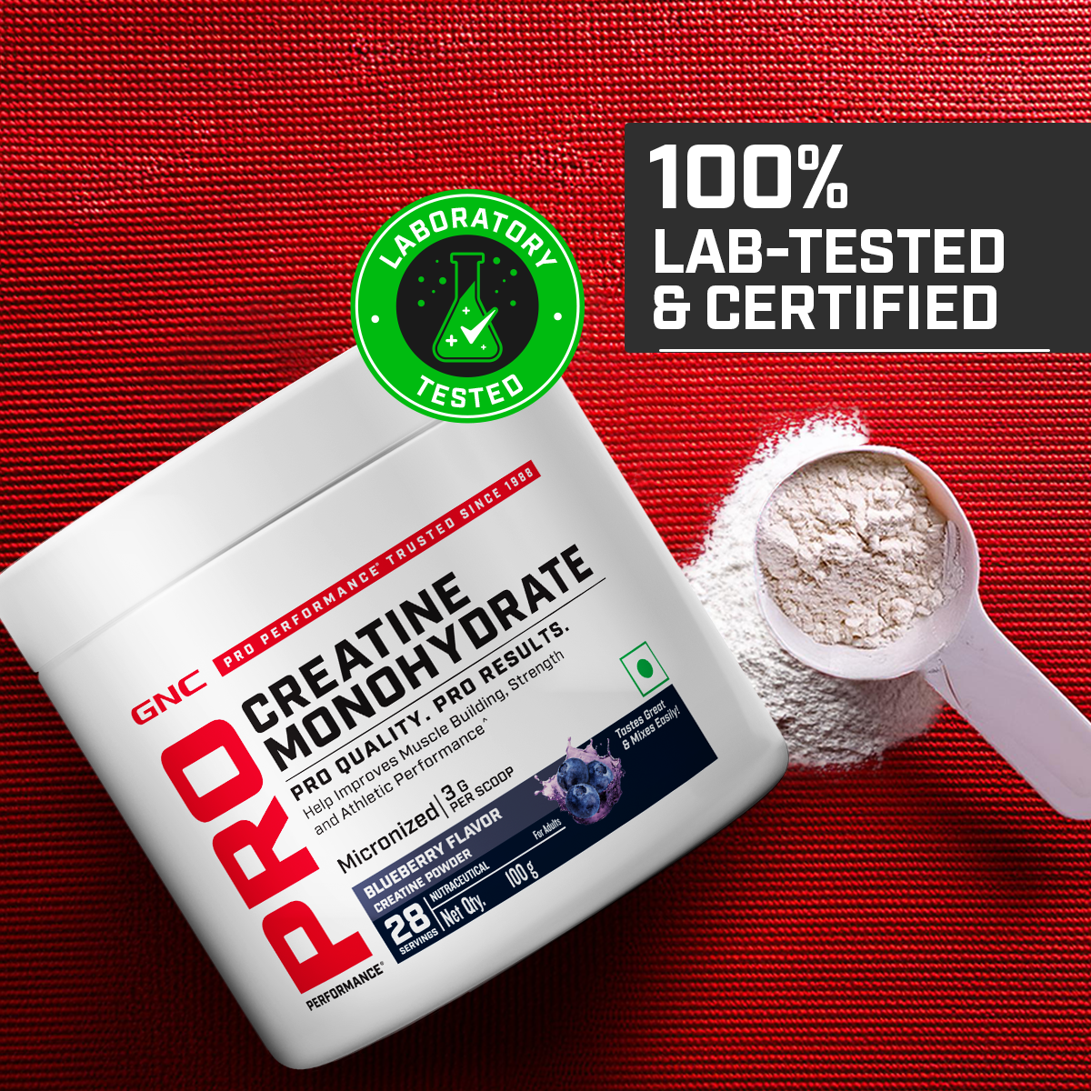 GNC Pro Performance Pre-Workout with Creatine Monohydrate - Improves Energy, Endurance & Focus for Intense Workouts | Informed Choice Certified