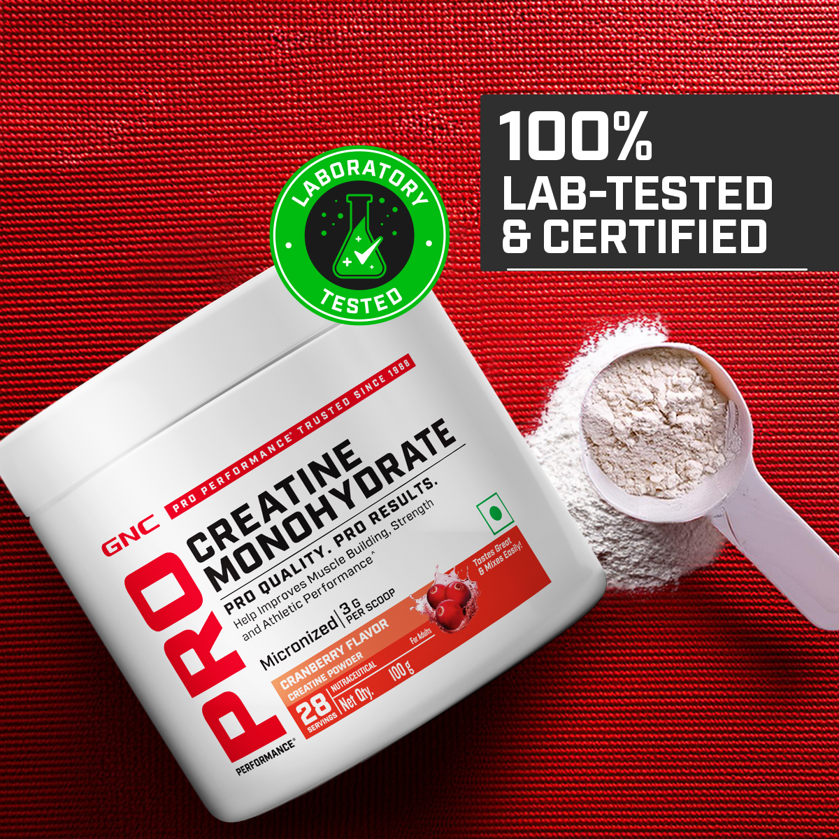 GNC Pro Performance Pre-Workout with Creatine Monohydrate - Improves Energy, Endurance & Focus for Intense Workouts | Informed Choice Certified