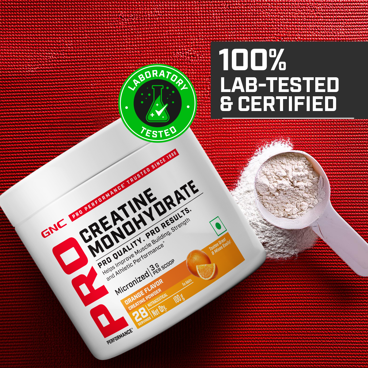 GNC Pro Performance Pre-Workout with Creatine Monohydrate - Improves Energy, Endurance & Focus for Intense Workouts | Informed Choice Certified