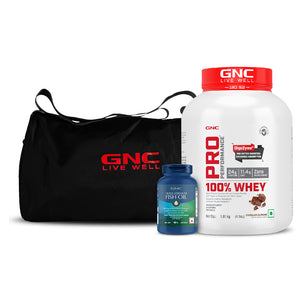 GNC Pro Performance 100% Whey Protein With Triple Strength Fish Oil - 