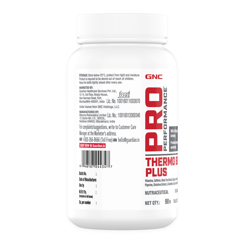 GNC Pro Performance Thermo Burst Plus Advanced Thermogenic Fat Burner