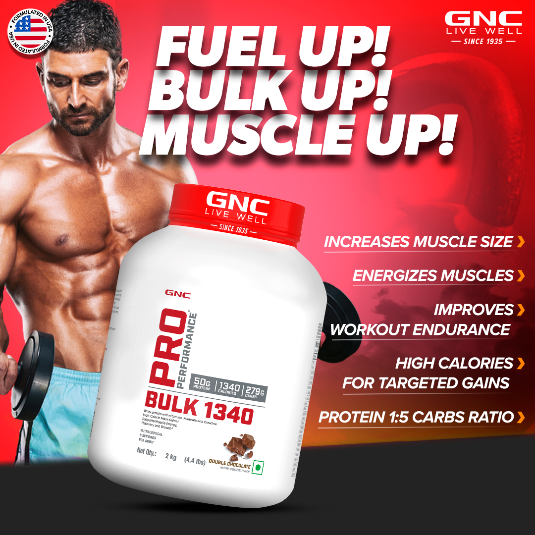 GNC Pro Performance Powder Bulk 1340 - Clearance Sale - Gain Healthy Weight & Muscle Mass