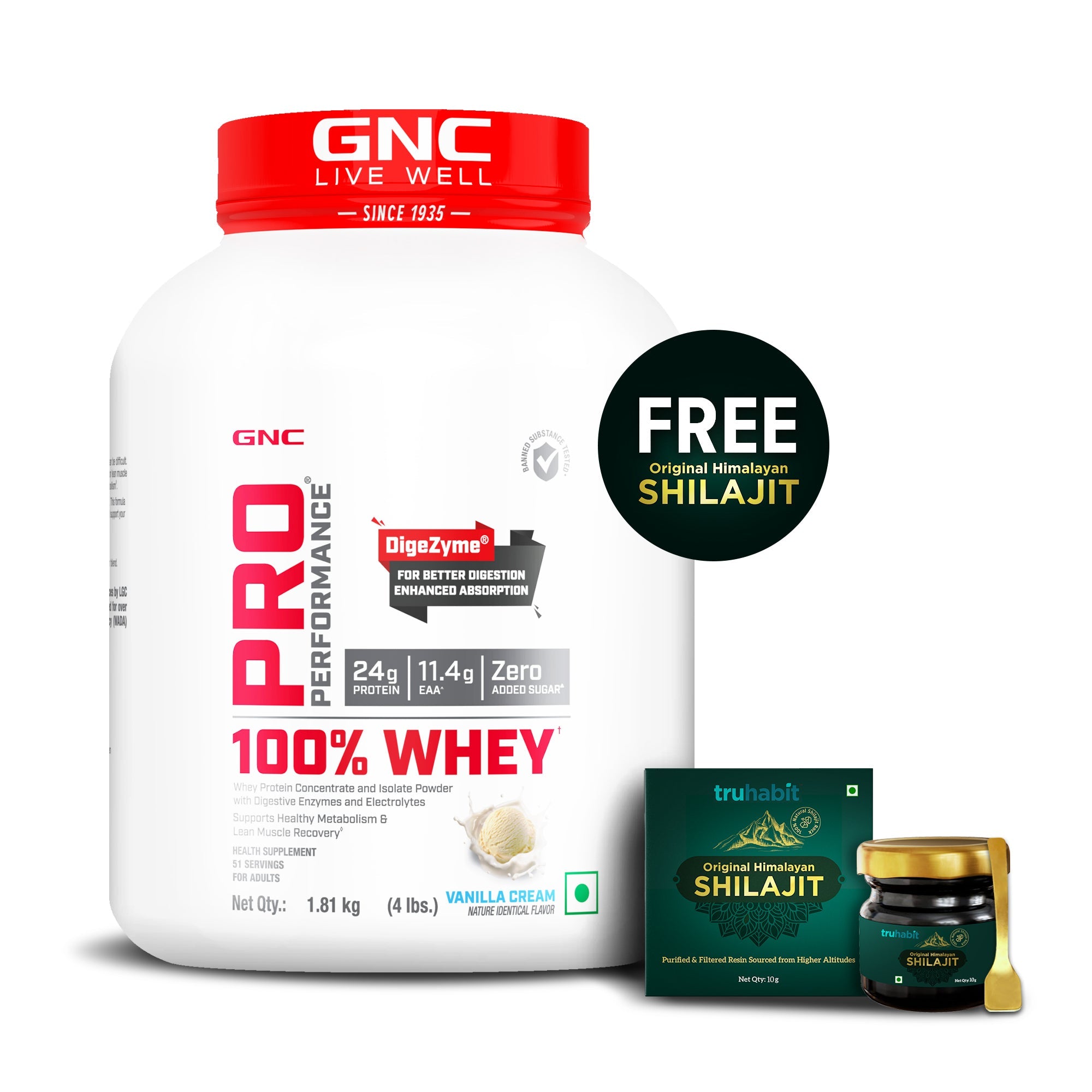 100% Whey Protein - 1 lbs - Faster Recovery & Lean Muscle Gains | Informed Choice Certified