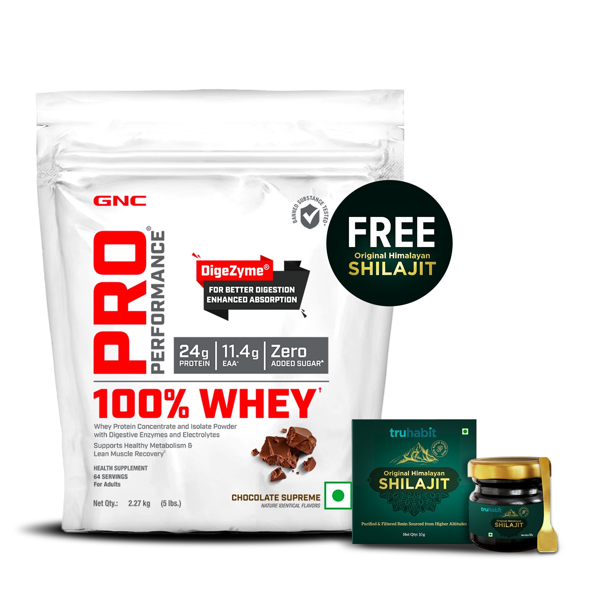 100% Whey Protein - 1 lbs - Faster Recovery & Lean Muscle Gains | Informed Choice Certified