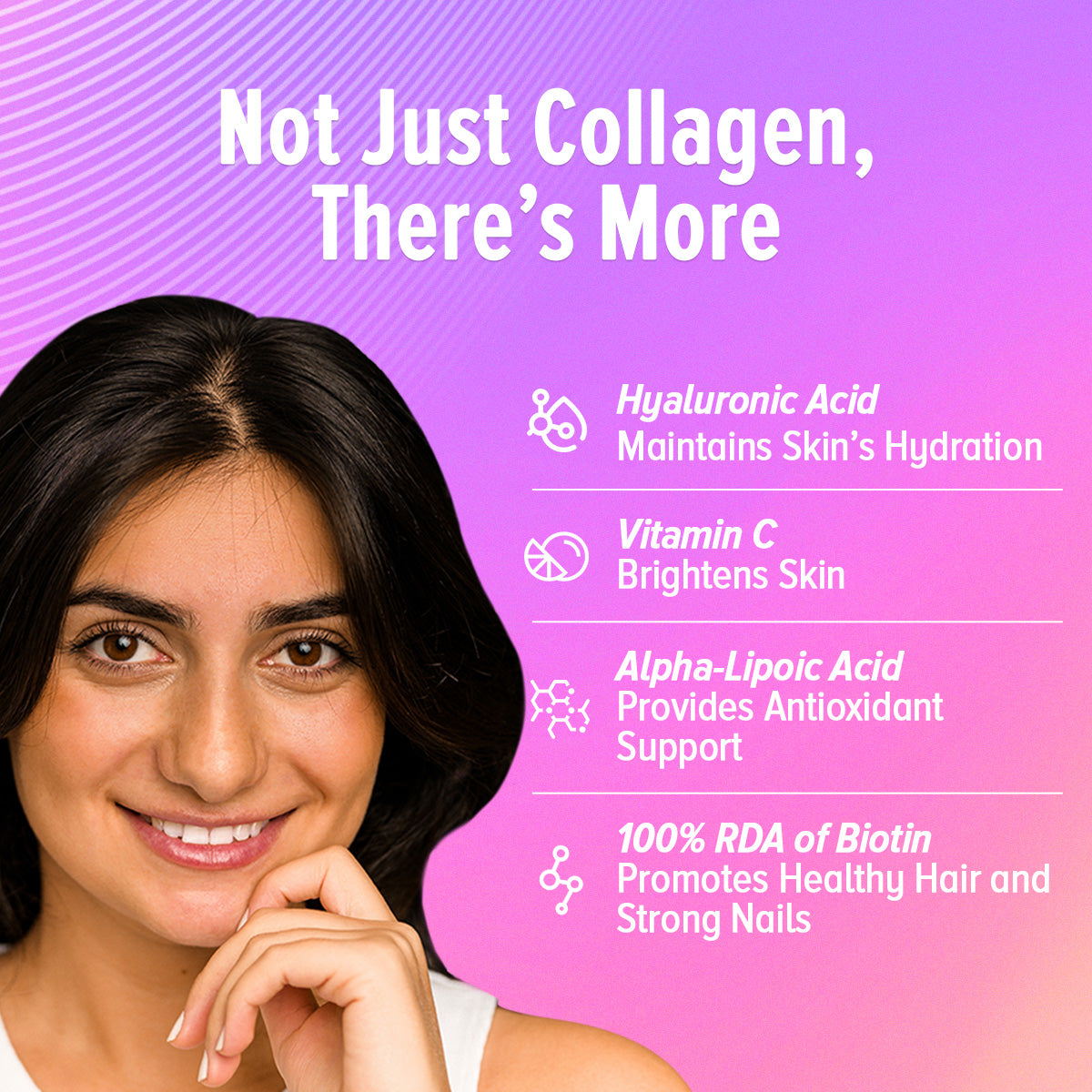 GNC Marine Collagen Powder - Reduces Fine Lines & Wrinkles For Youthful Skin