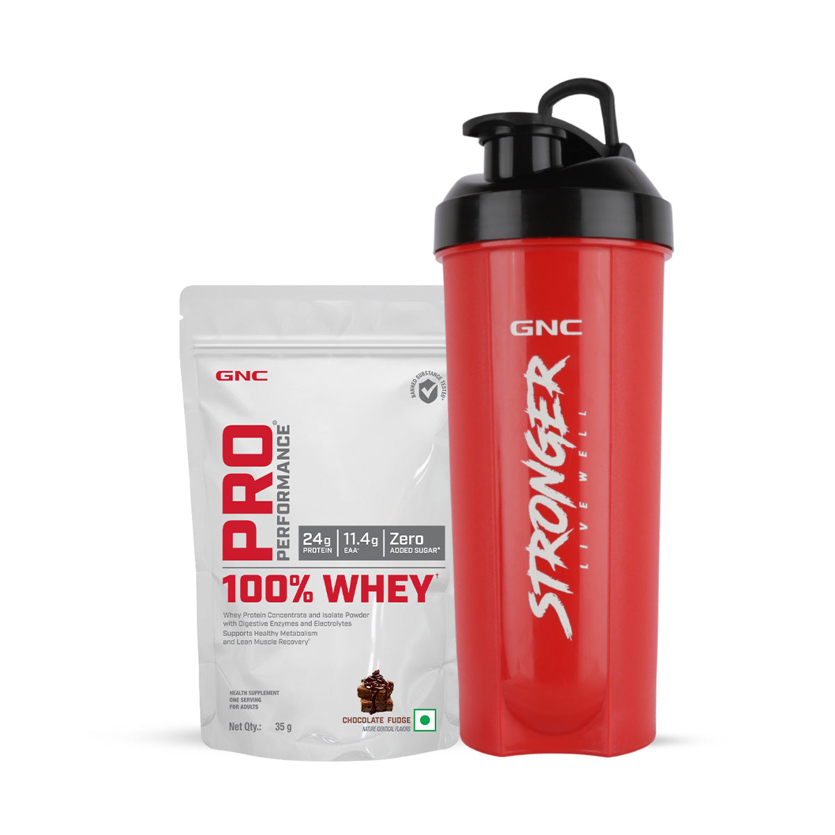 GNC Pro Performance 100% Whey Protein 35gm - 