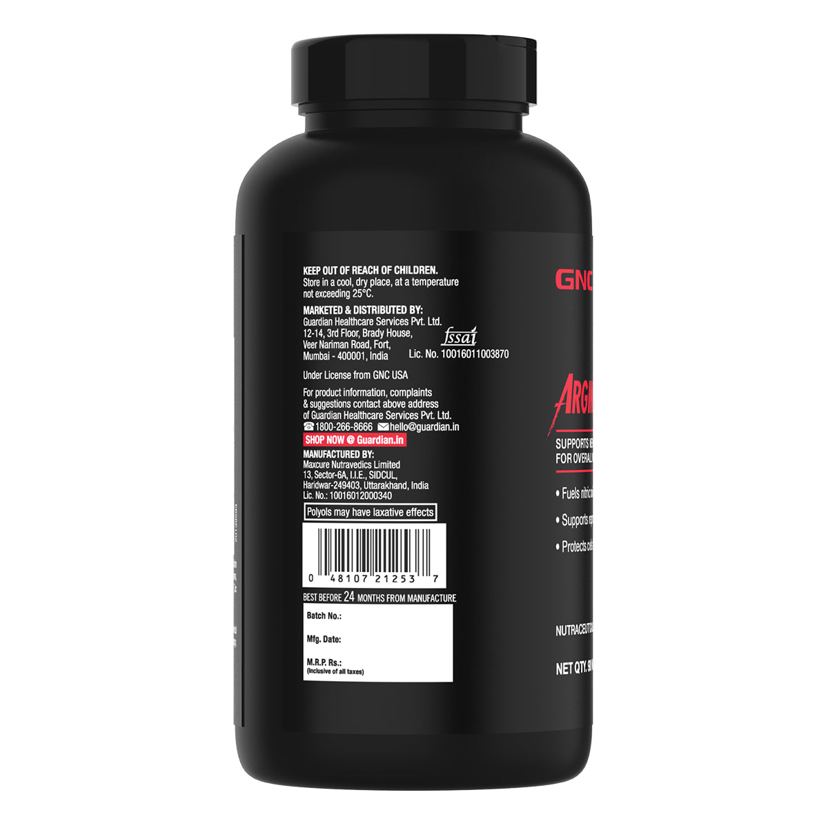 GNC Men s Arginmax 90 Tablets GNC India